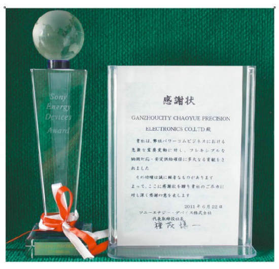 SONY(yu)(yng)̪(2011)SONY Energy Device Award, 2011